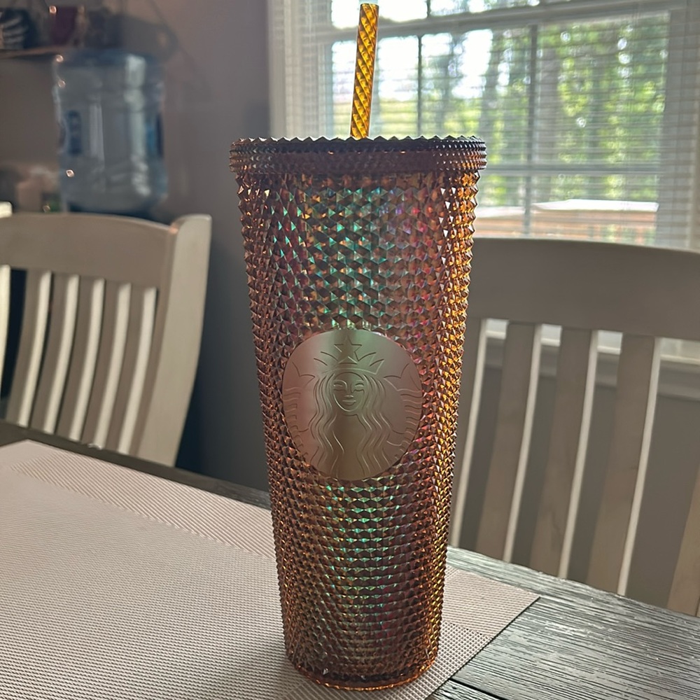 Cooper colored Starbucks tumbler